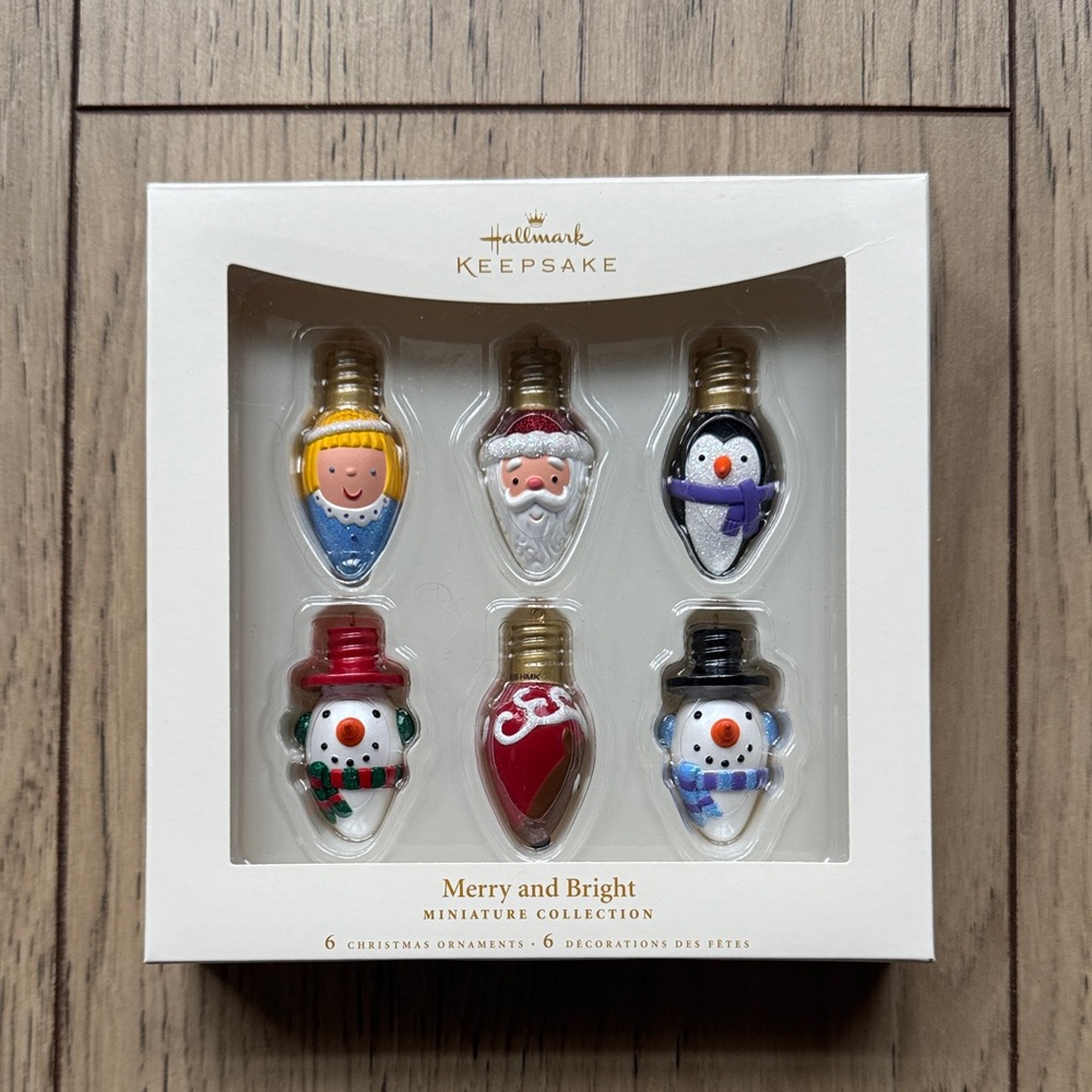 Hallmark Keepsake Merry and Bright Miniature Ornaments